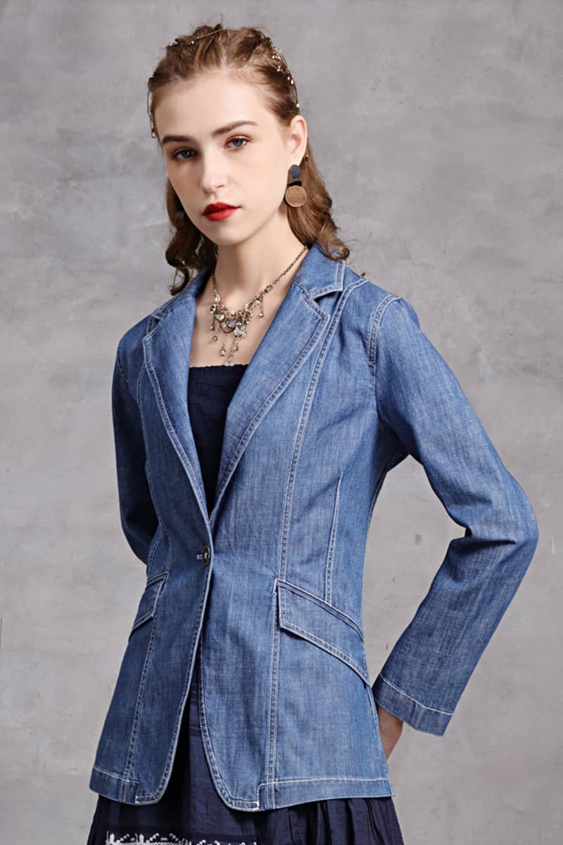 Women's fashion retro cardigan casual small suit jacket 3XL | IFAUN