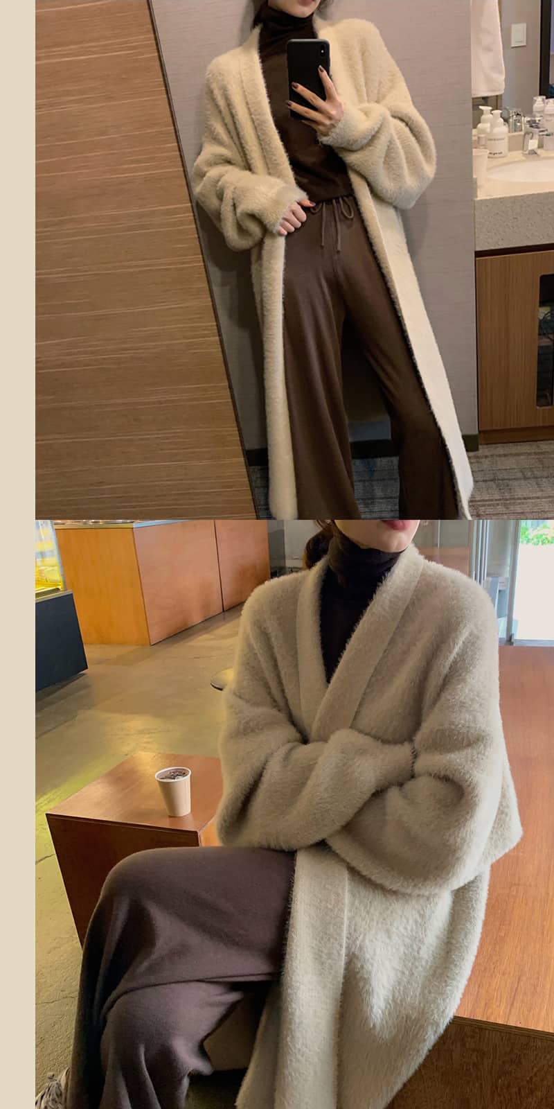 Casual loose coat for women