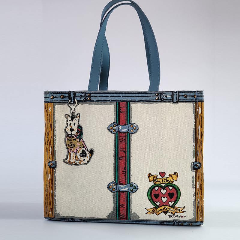 luxury canvas tote bag- large capacity  | IFAUN
